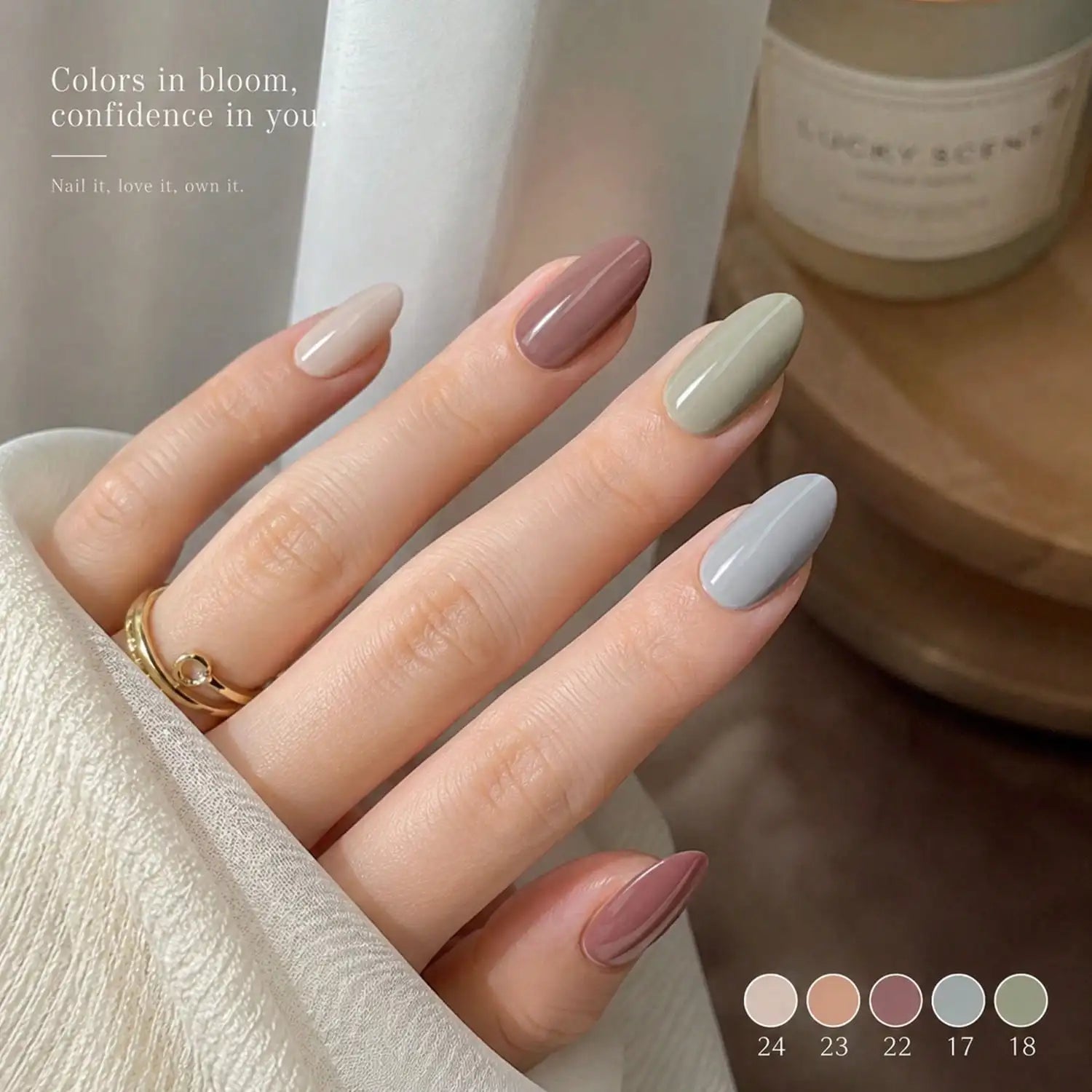 5-Piece Gel Polish Collection — Smooth Application Nail Set