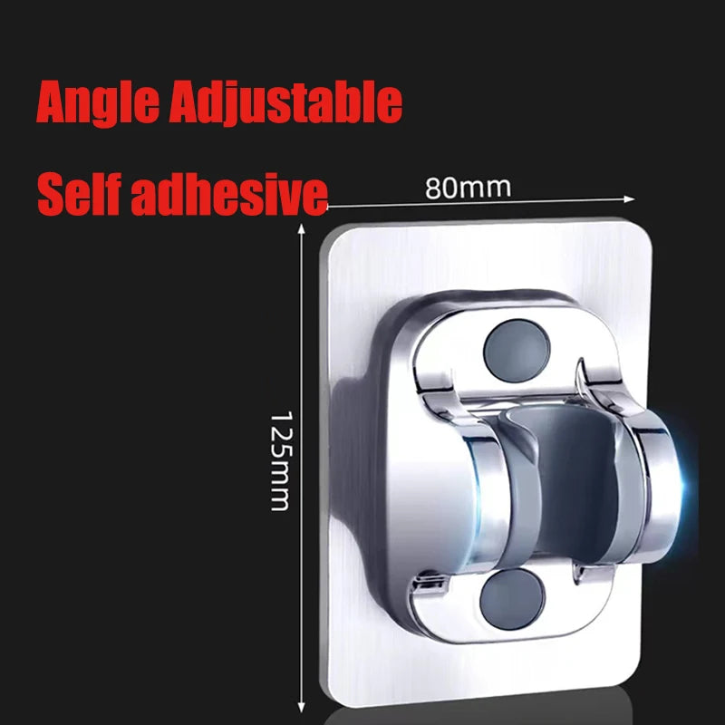 BAIHUAN Universal Shower Head Holder — Adjustable Slide Bar Bracket