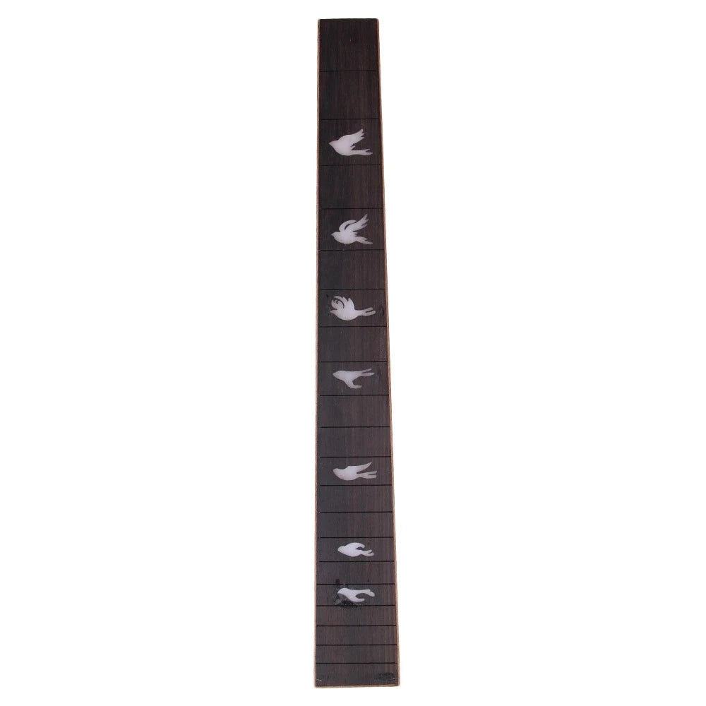 Rosewood Guitar Fingerboard — Decorative Shell Inlay for 41 Inch Acoustic Guitars
