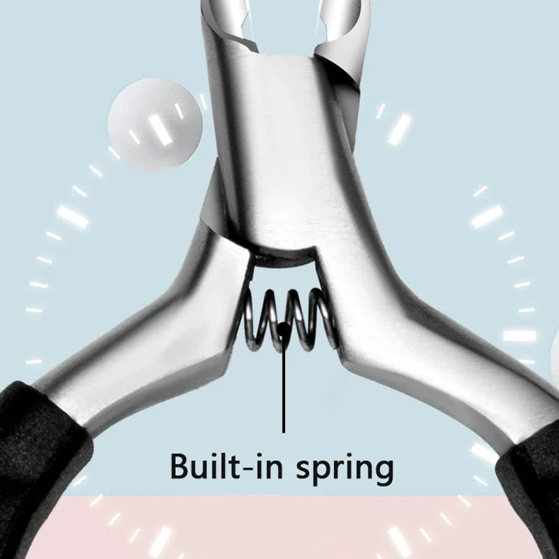 Stainless Steel Cuticle Nipper — Professional Manicure Trimmer Tool