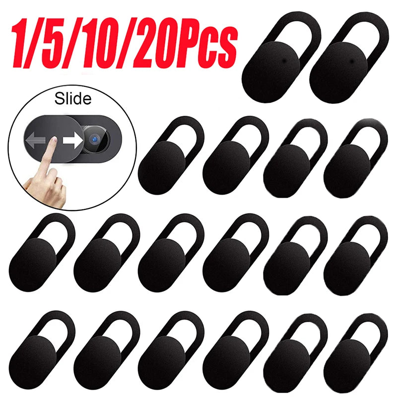 Privacy Webcam Cover — Sliding Camera Lens Protector for Laptops and Phones