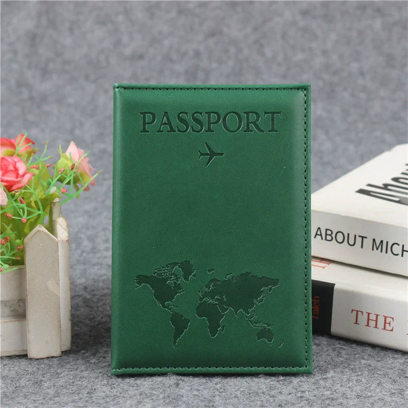 cosyde PU Leather Passport Cover — Travel Document Organizer & Card Holder