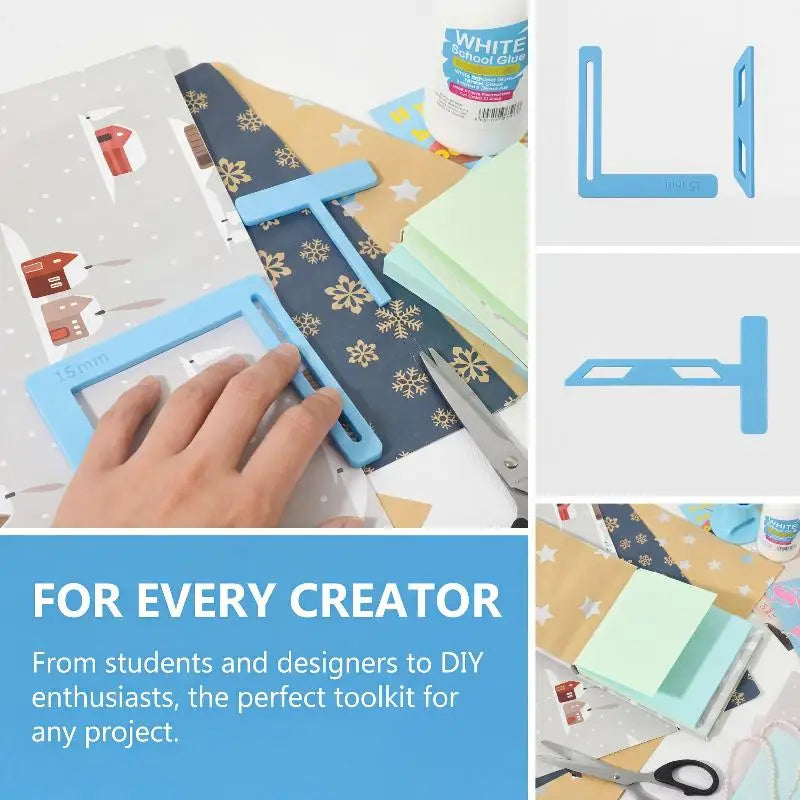 eelhoe Scrapbooking Tool Set — DIY Bookbinding Stencils for Journals