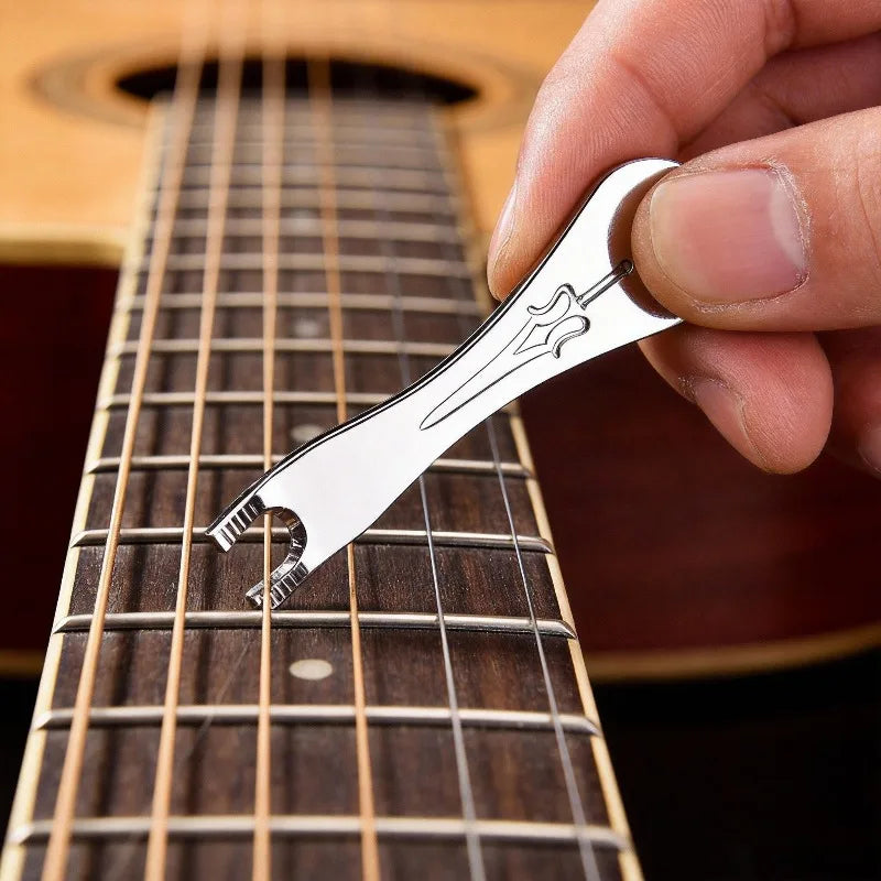 Professional Guitar String Winder — Metal Bridge Pin Puller Tool