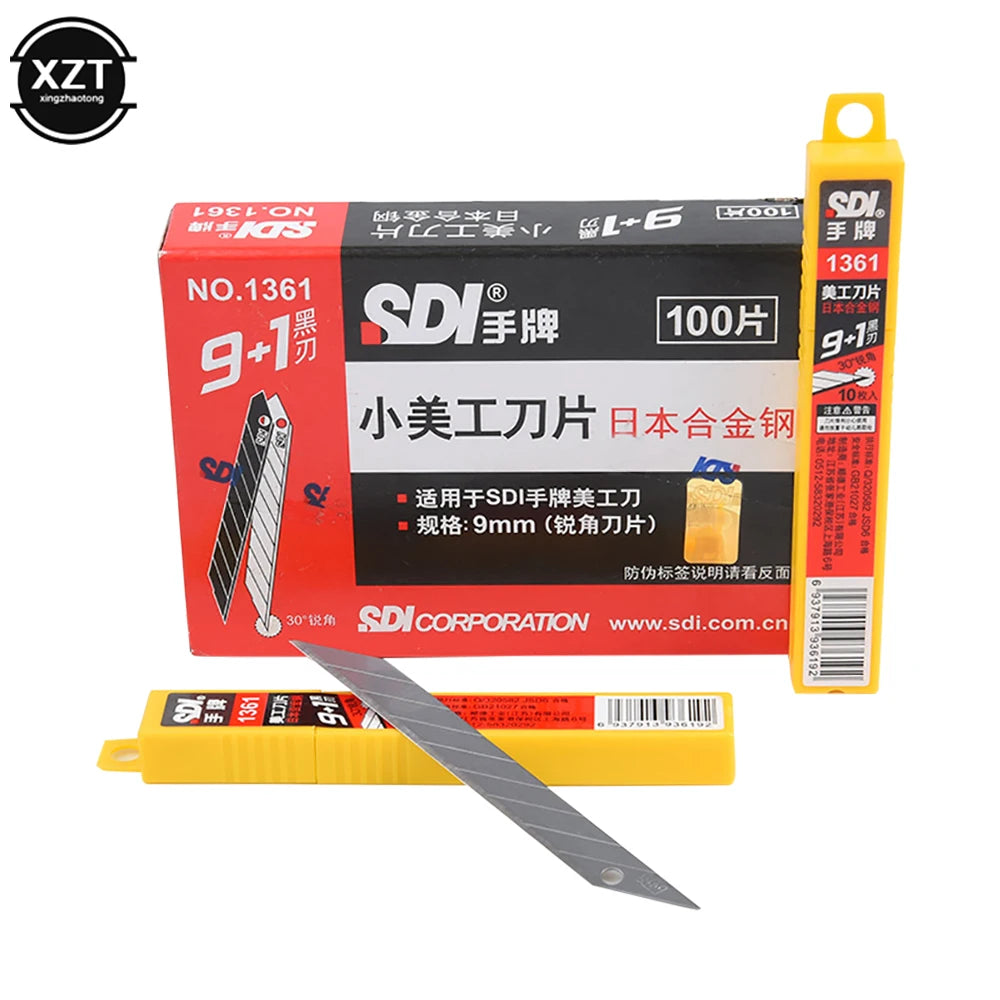 Retractable 30 Degree Utility Knife — Precision Craft Cutter for Leather and Paper