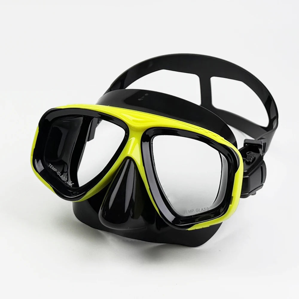 Snorkel Mask Swimming Goggles — Wide View Scuba Diving Gear