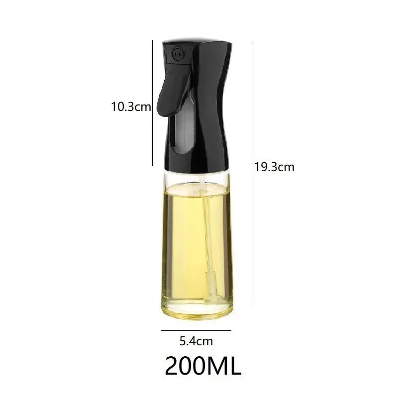 Oil Spray Dispenser Bottle — Reusable Mist Sprayer for Cooking & BBQ