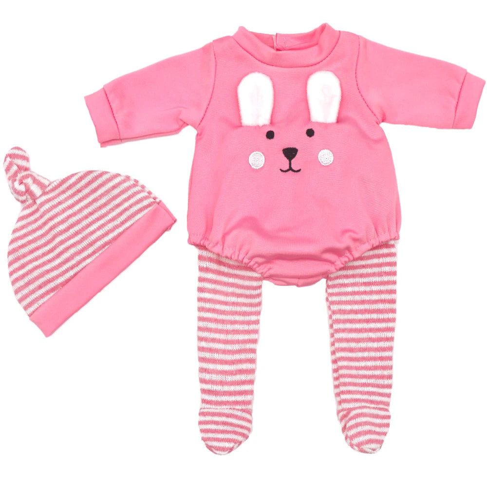 Kanvtoy Doll Clothing Sets — Cute Rompers and Shoes for 13-18 Inch Dolls