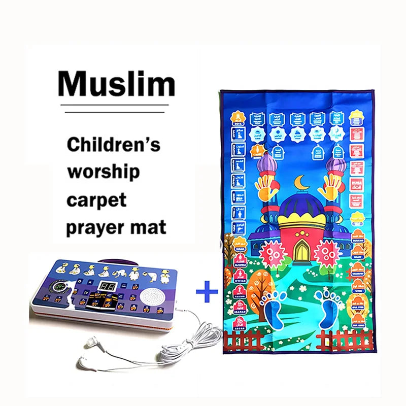 Interactive Kids Prayer Mat — Electronic Learning Rug with Speaker