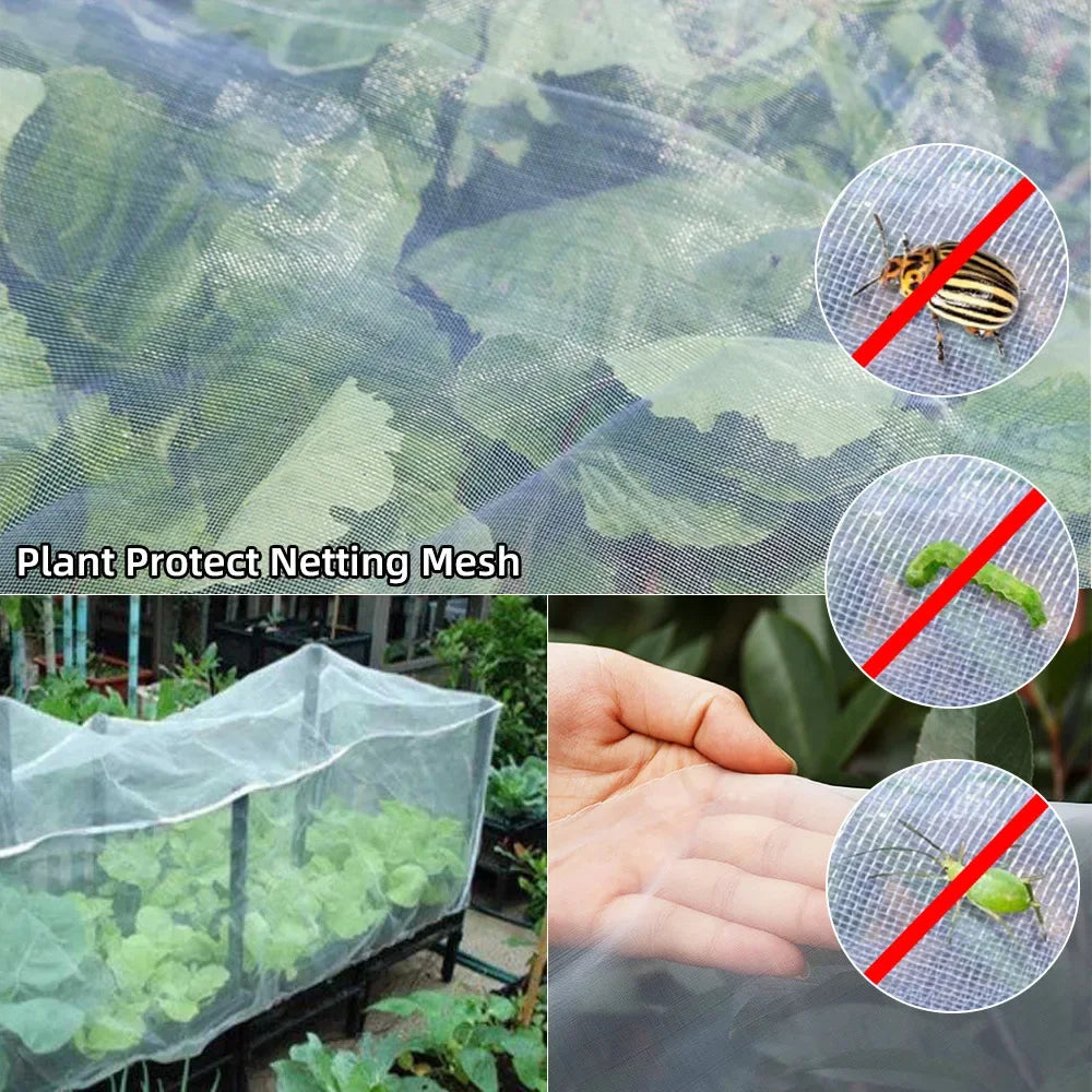 Garden Plant Insect Netting — Protective Mesh for Vegetables and Flowers
