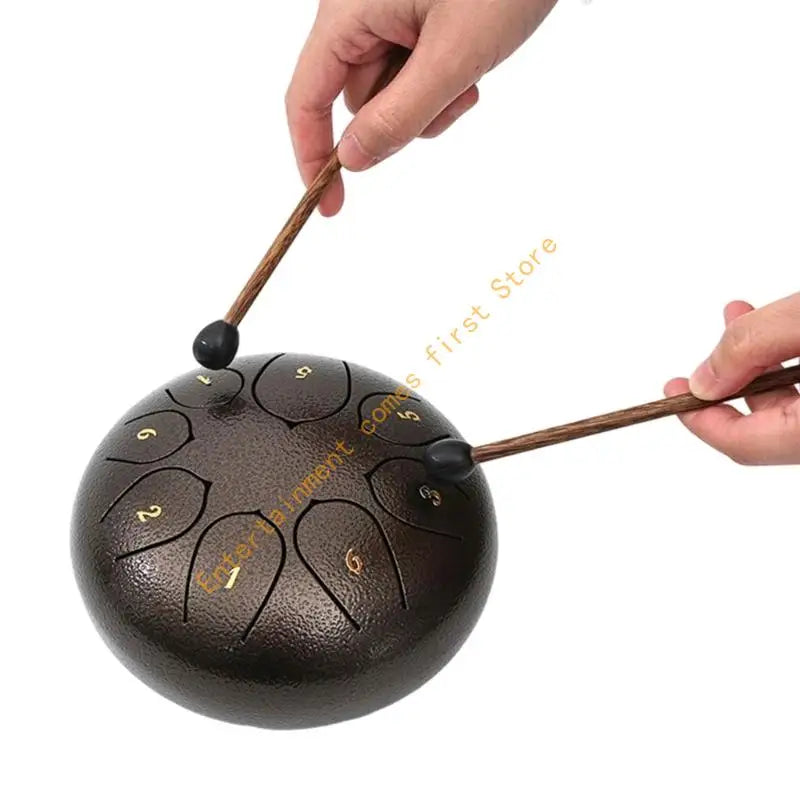 8 Note Steel Tongue Drum — Ethereal Percussion Instrument for Beginners
