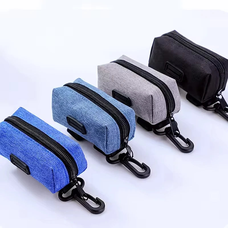 LZJV Dog Poop Bag Dispenser — Portable Waste Bag Holder for Walks