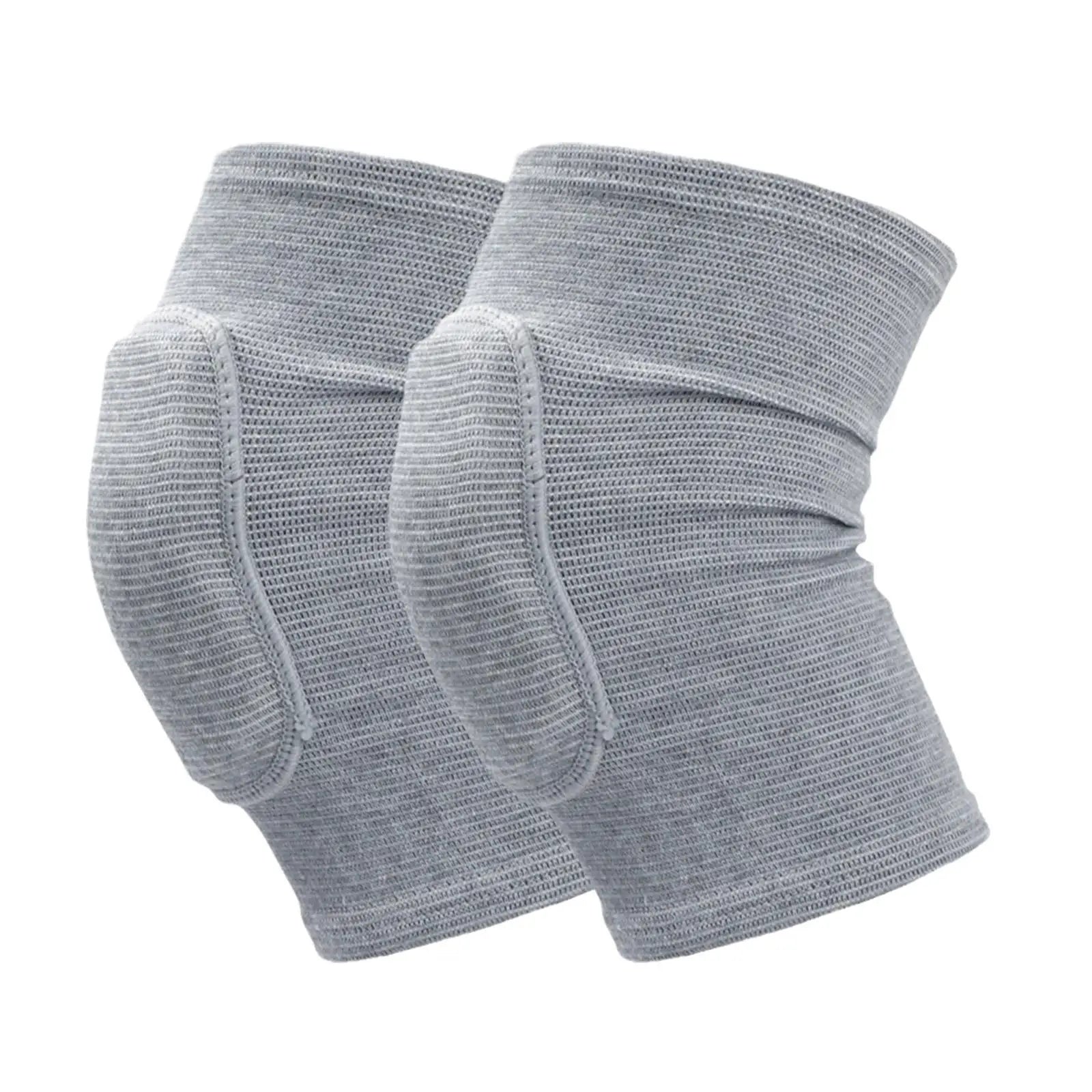 Compression Knee Pads — Elastic Support with Thickened Sponge Padding