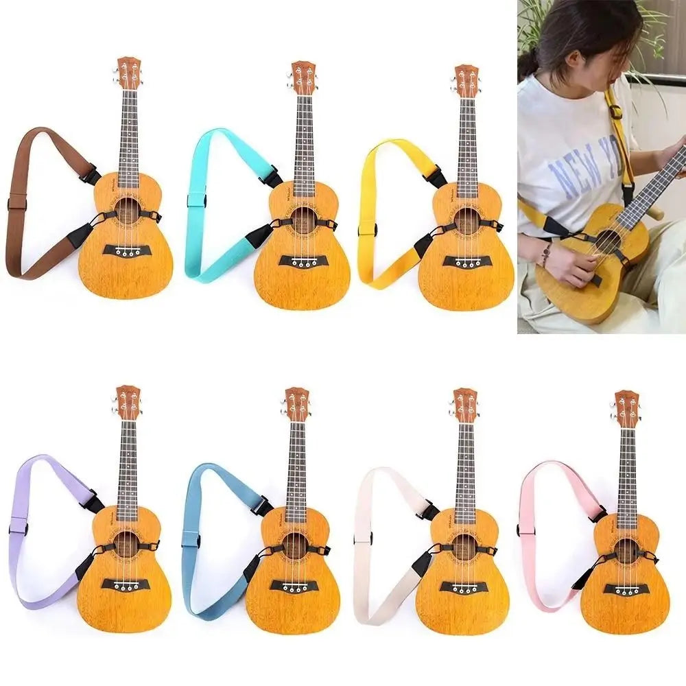Adjustable Nylon Guitar Strap — Durable Shoulder Strap for Ukulele