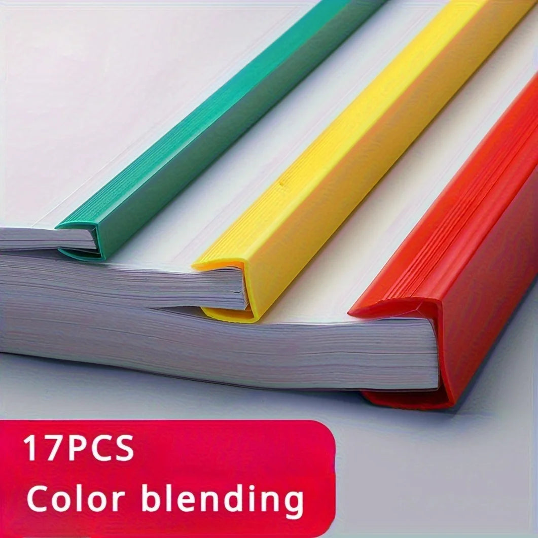 A4 File Pull-Bar Clips — Colorful Lever Binders for Reports