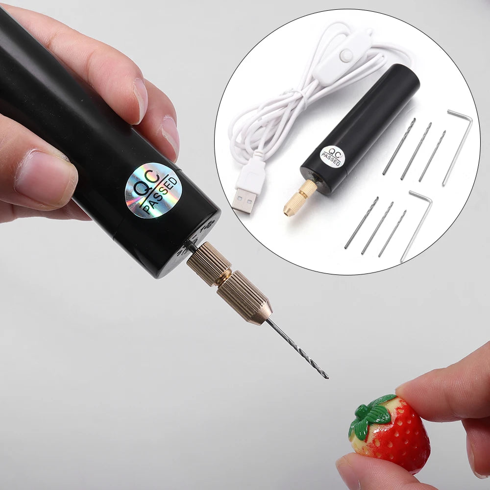 Linsoir Beads USB Mini Electric Drill — Portable Rotary Tool for Jewelry Making