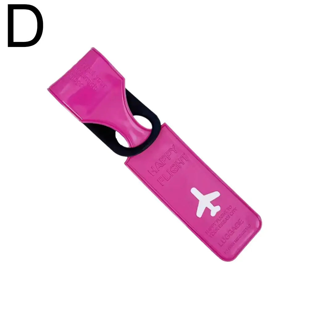 Travel Luggage Tag Holder — Waterproof Suitcase ID Label for Baggage