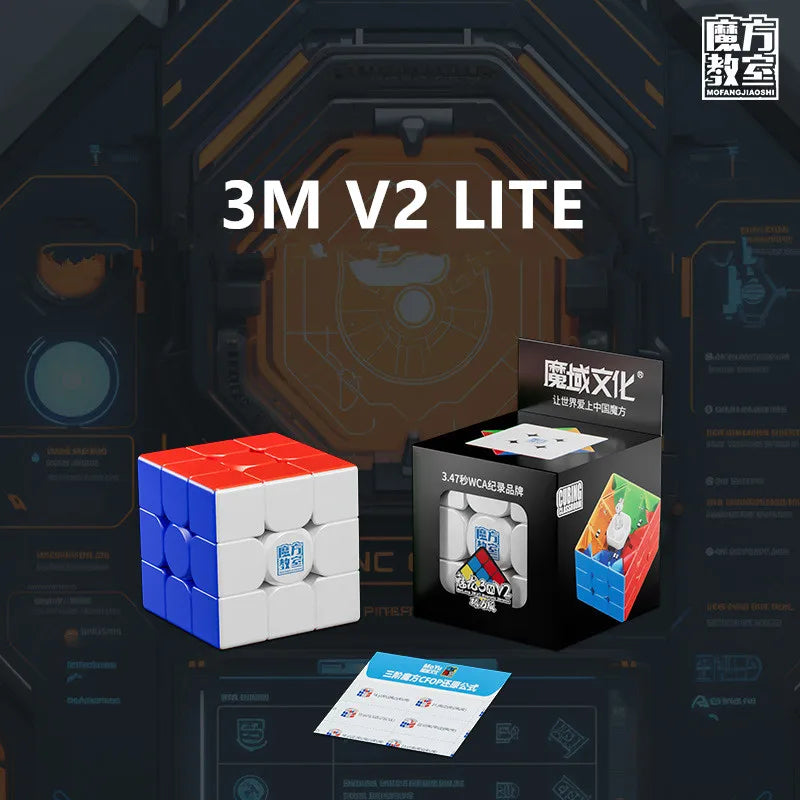 Magnetic 3x3 Speed Cube — Professional Puzzle Toy for Kids and Adults