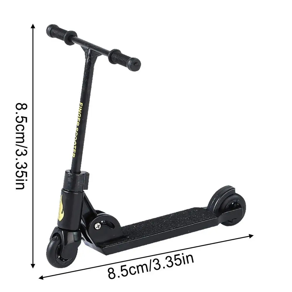 Foldable T-Type Finger Scooter — Mini Desktop Skate Toy with Brake