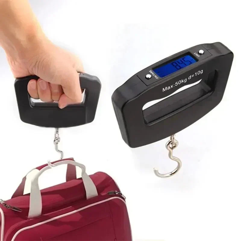 Digital Luggage Scale — Portable Electronic Suitcase Weight Checker