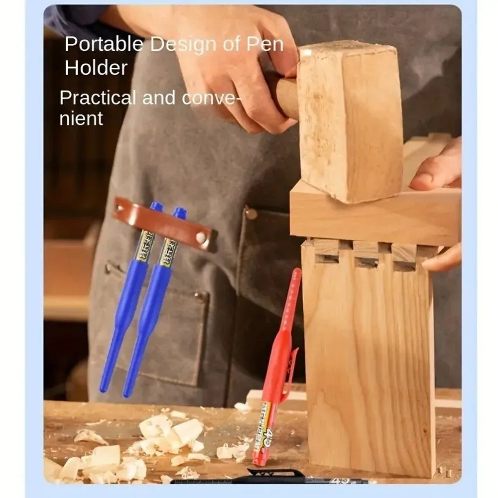 Long Nib Marker Pen — Waterproof For Woodworking