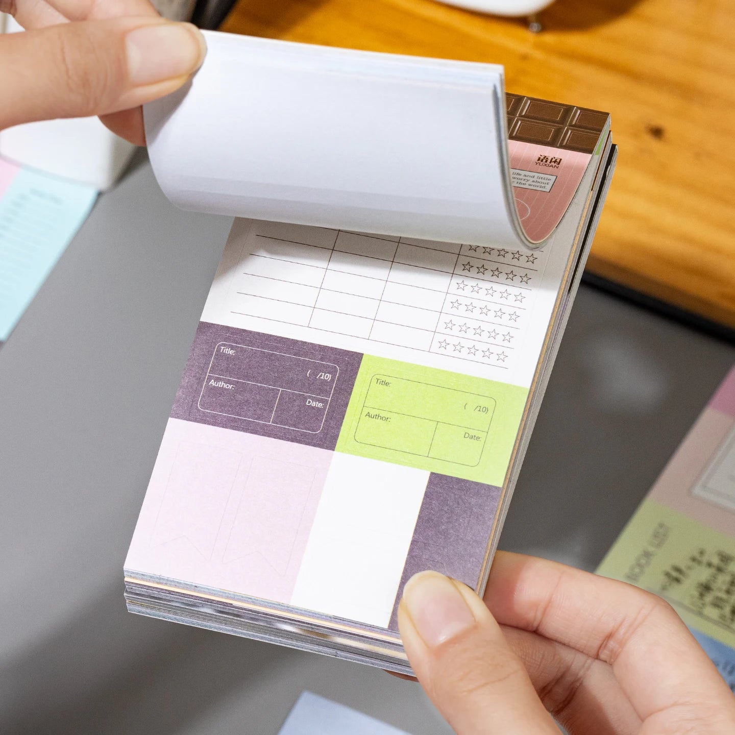 Colorful Mood Film Stickers — 20 Sheets Aesthetic Scrapbooking Set