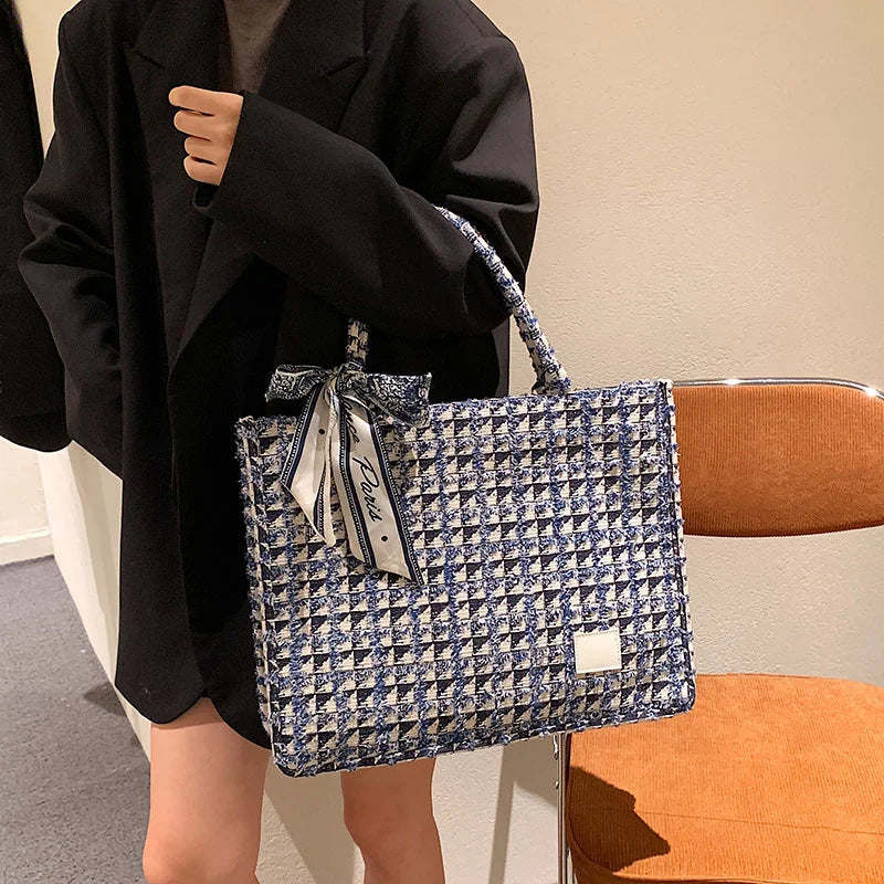 TIGZUOROIIS Canvas Tote Bag — Versatile Fashion Shoulder Bag
