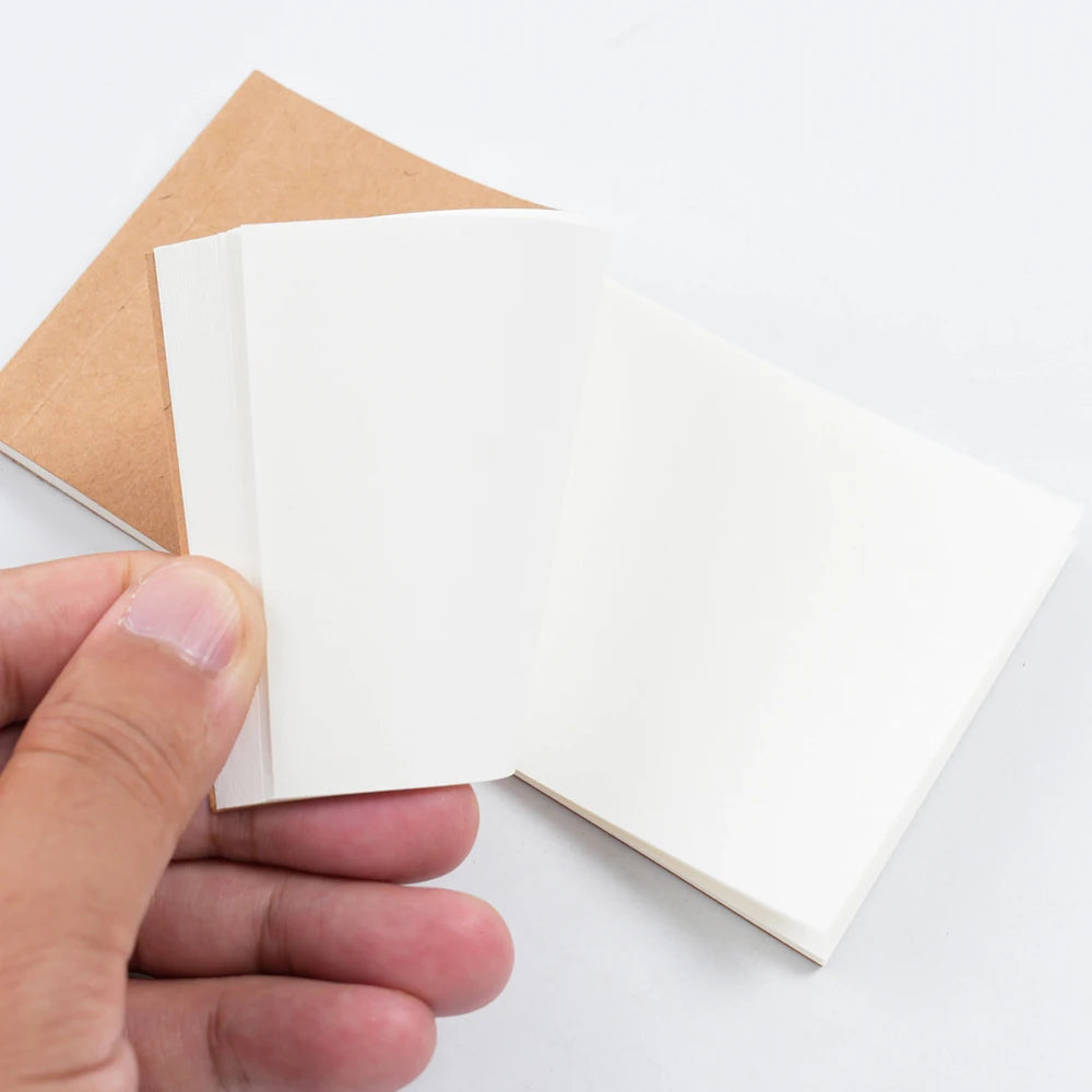 Joy Corner Portable Pocket Notebook — Leather Business Memo Pad & Planner