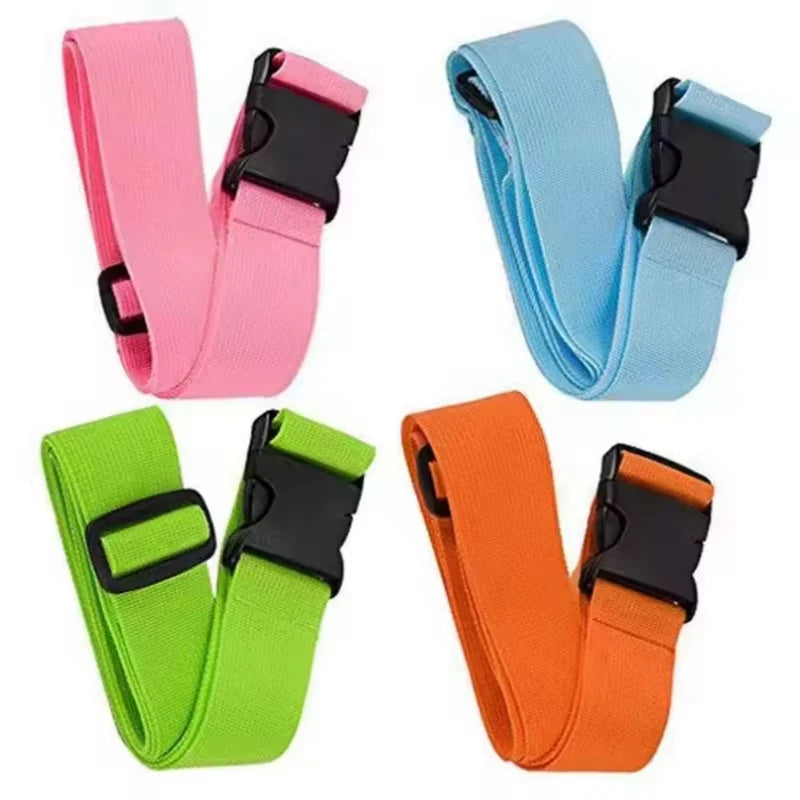 Luggage Securing Strap Set — Durable Travel Bag Identification & Security