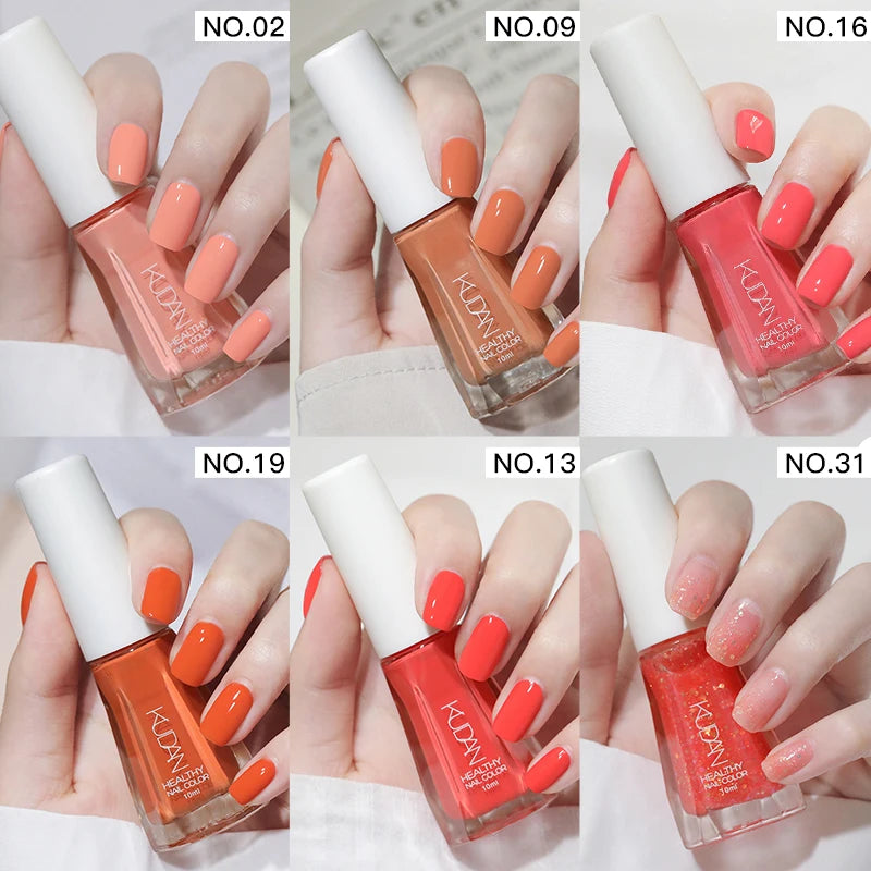 Four Lily Quick Drying Nail Polish — Water-Based Long Lasting Formula, 6-Piece Set