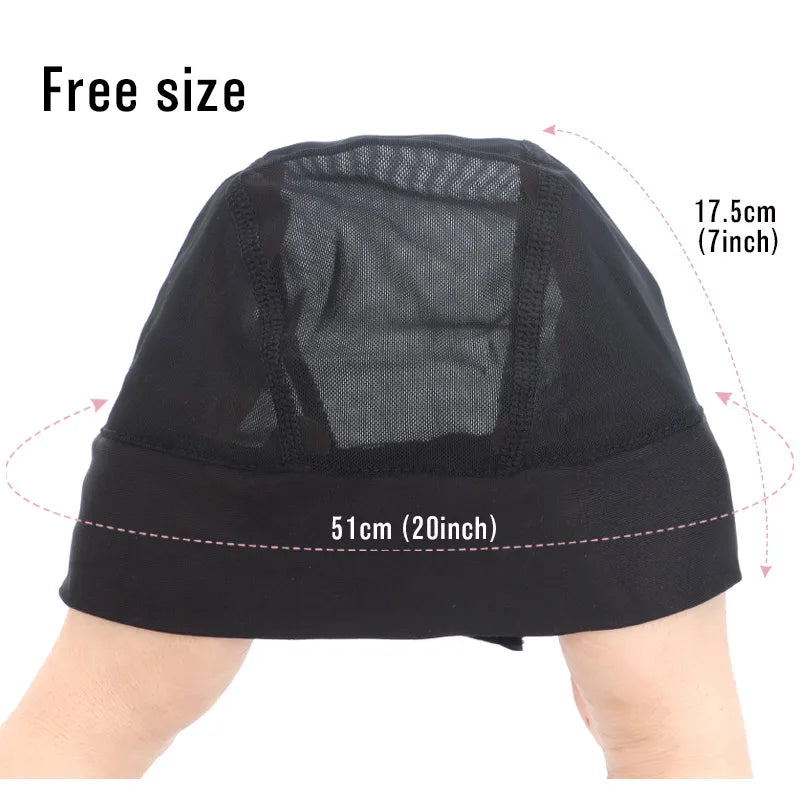 Flechazo Adjustable Wig Cap — Non-Slip Mesh Lace Cap for Secure Installation