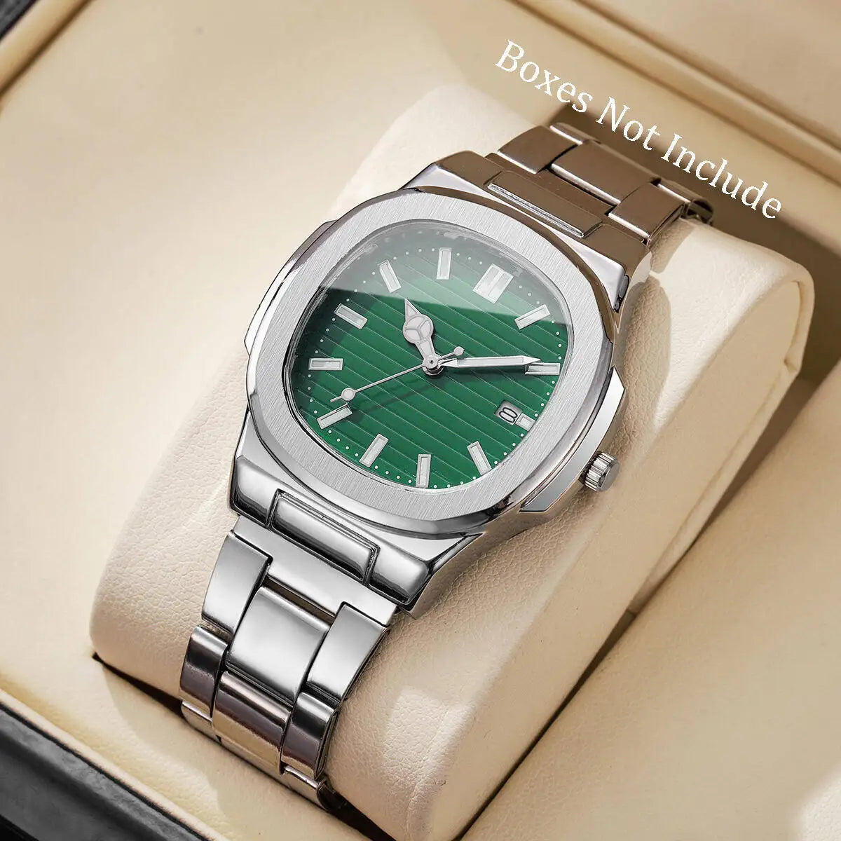 yolako Men's Business Watch — Square Dial Quartz Wristwatch with Calendar