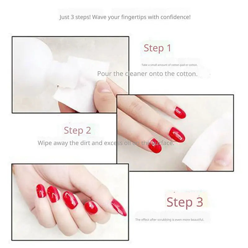 Gel Polish Remover Cleanser — Professional Nail Art Cleaning Liquid, 60ml