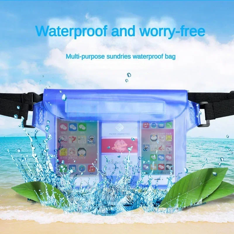 dawndesslo Waterproof Waist Bag — Dry Pouch for Diving, Swimming, and Rafting