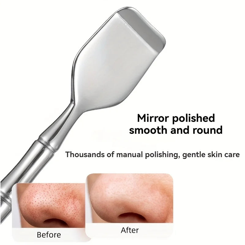 Double-Ended Blackhead Remover — Facial Pore Cleanser and Skin Exfoliator