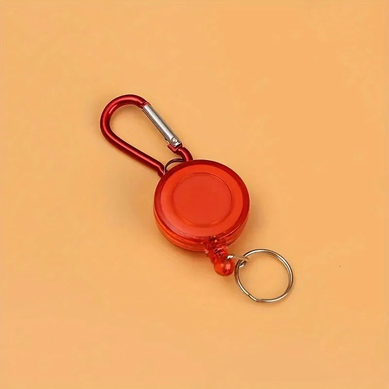 Retractable Badge Holder — Durable Aluminum Alloy Pull Buckle