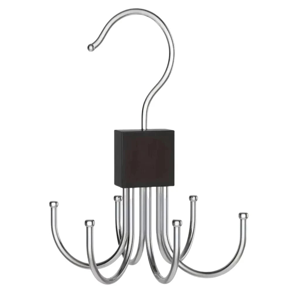 Rotating Multi Claw Hanger — Space-Saving Metal Hook Organizer