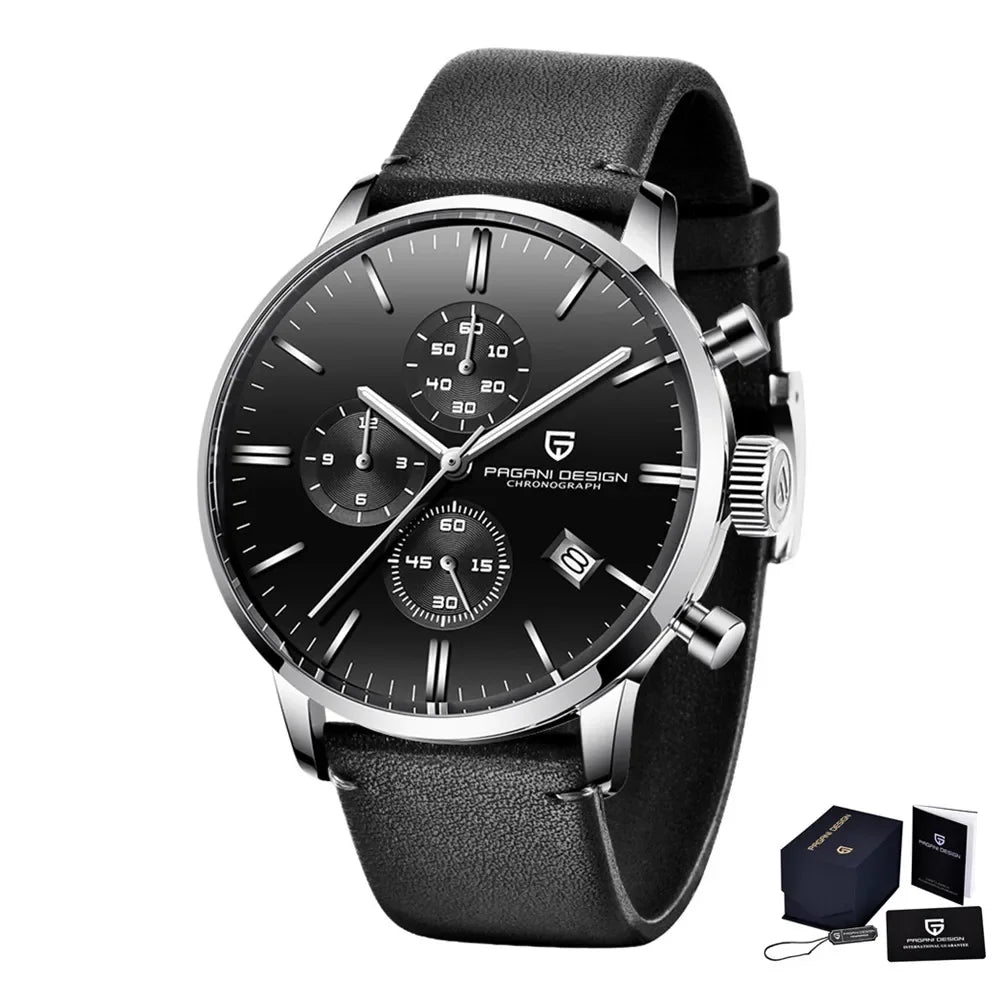 PAGANI DESIGN 2720 Chronograph Watch — Professional Business & Sport Quartz