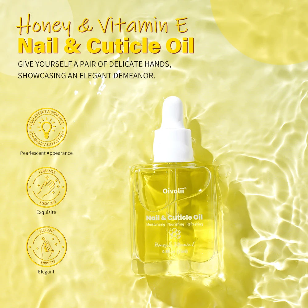 Vitamin E and Honey Cuticle Oil — Nail Repair and Moisturizing Treatment
