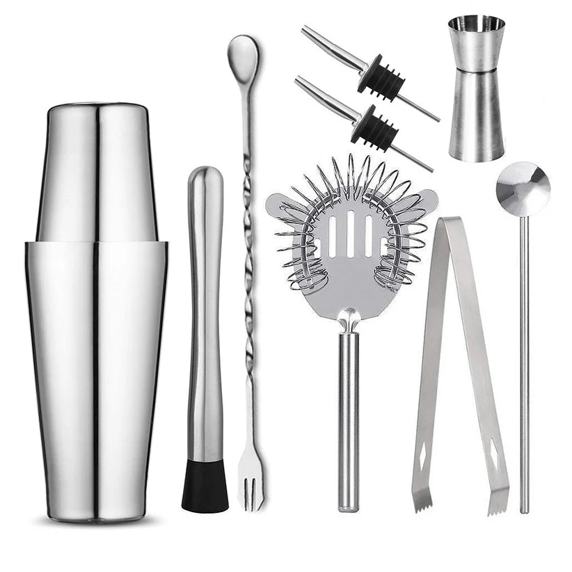 Upors Professional Boston Shaker Set — Stainless Steel Cocktail Mixer