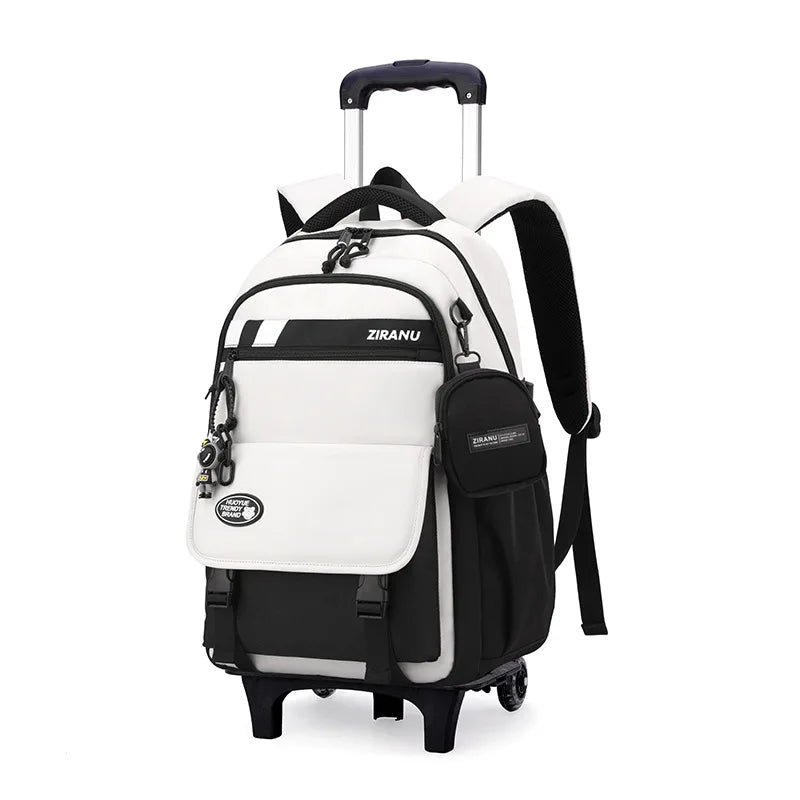 Children's Wheeled School Backpack — Rolling Trolley Bag for Students
