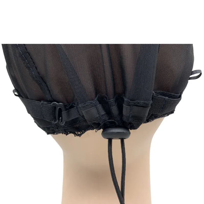 Nylon 3/4 Full Wig Cap — Breathable Adjustable Spandex Mesh