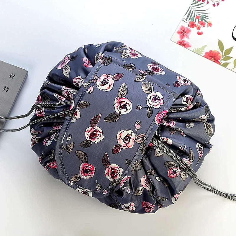 Drawstring Cosmetic Bag — Waterproof Travel Makeup Pouch & Organizer