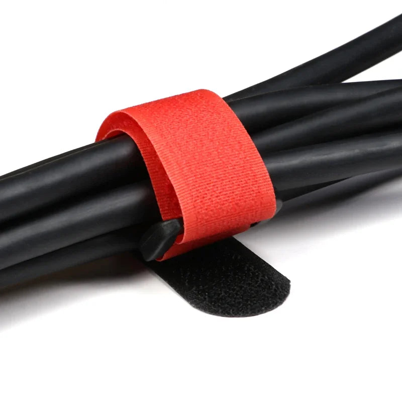 Reusable Nylon Cable Ties — Self-Adhesive Wire Organizer Straps