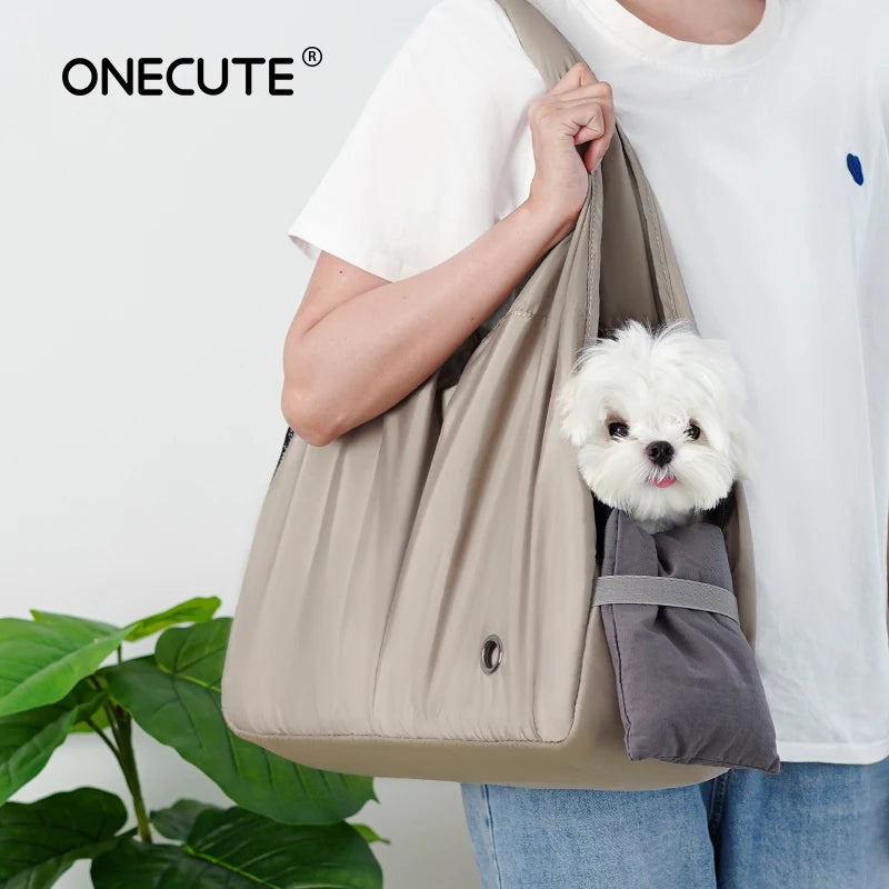 Breathable Pet Carrier Bag — Crossbody Shoulder Sling for Small Dogs & Cats