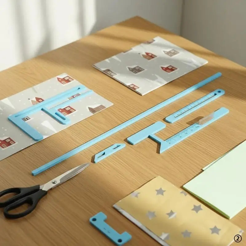 eelhoe Scrapbooking Tool Set — DIY Bookbinding Stencils for Journals