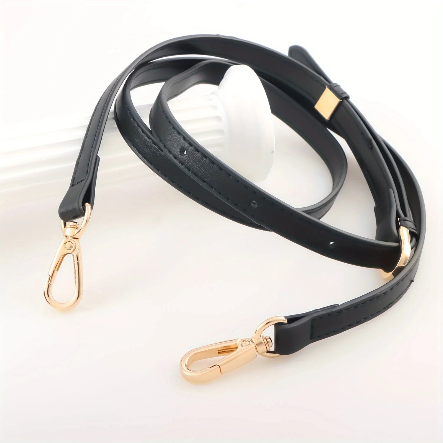 LEBATSION Leather Purse Strap — Adjustable Replacement Shoulder Strap for Handbags