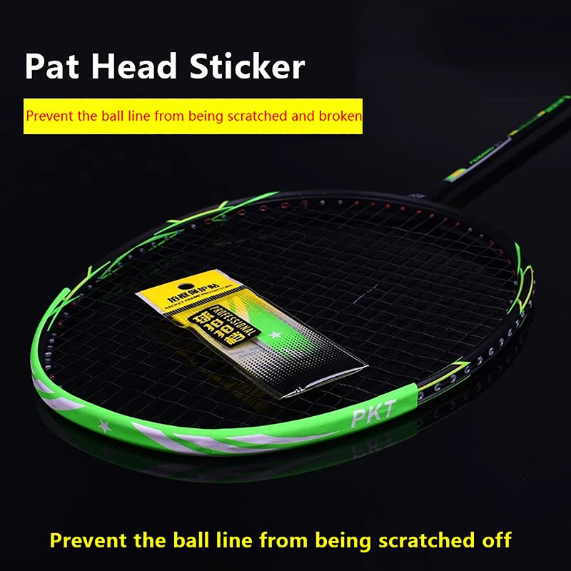 Badminton Racket Head Protector — Durable Anti-Friction Frame Tape
