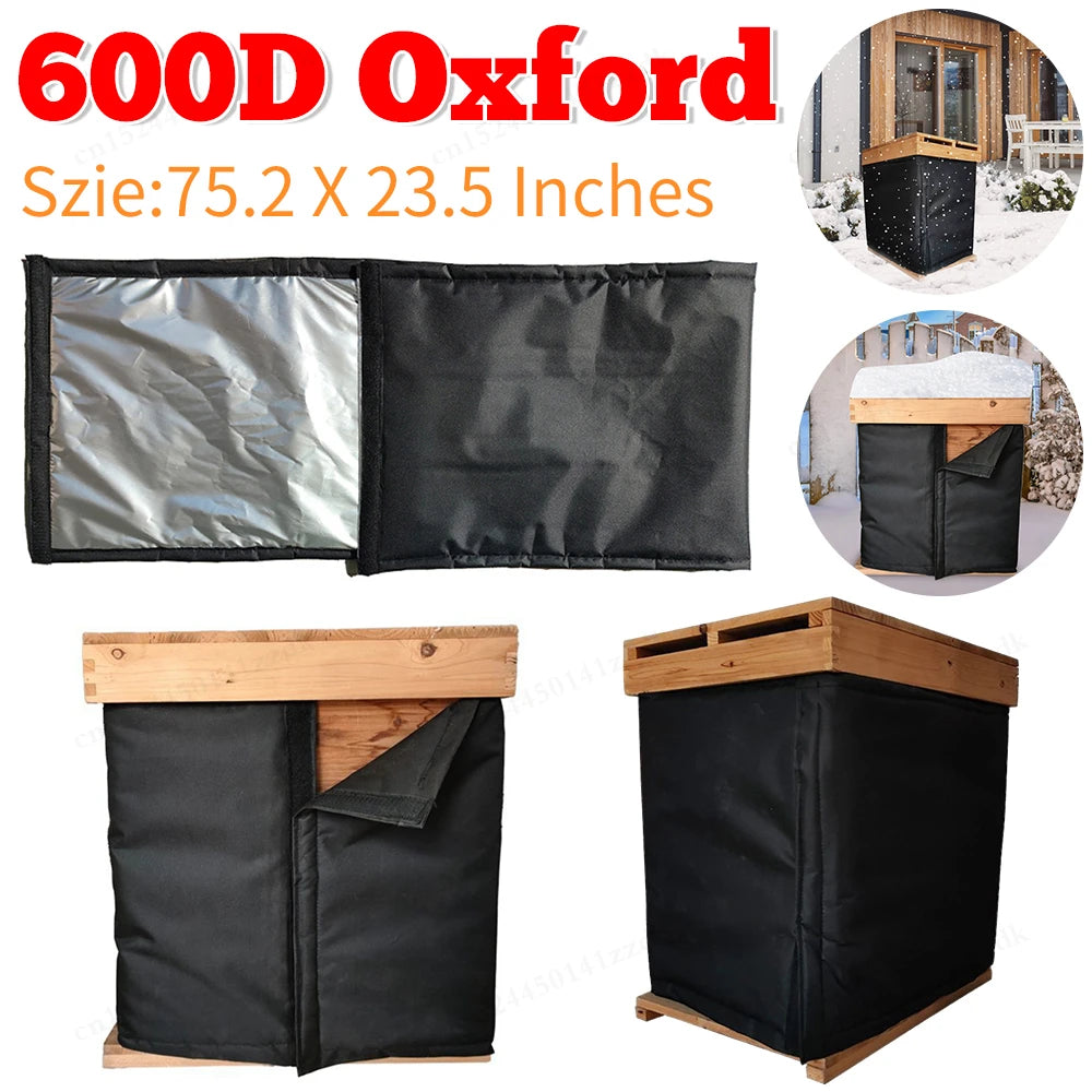 600D Oxford Beehive Wrap — Insulated Winter Protection Cover