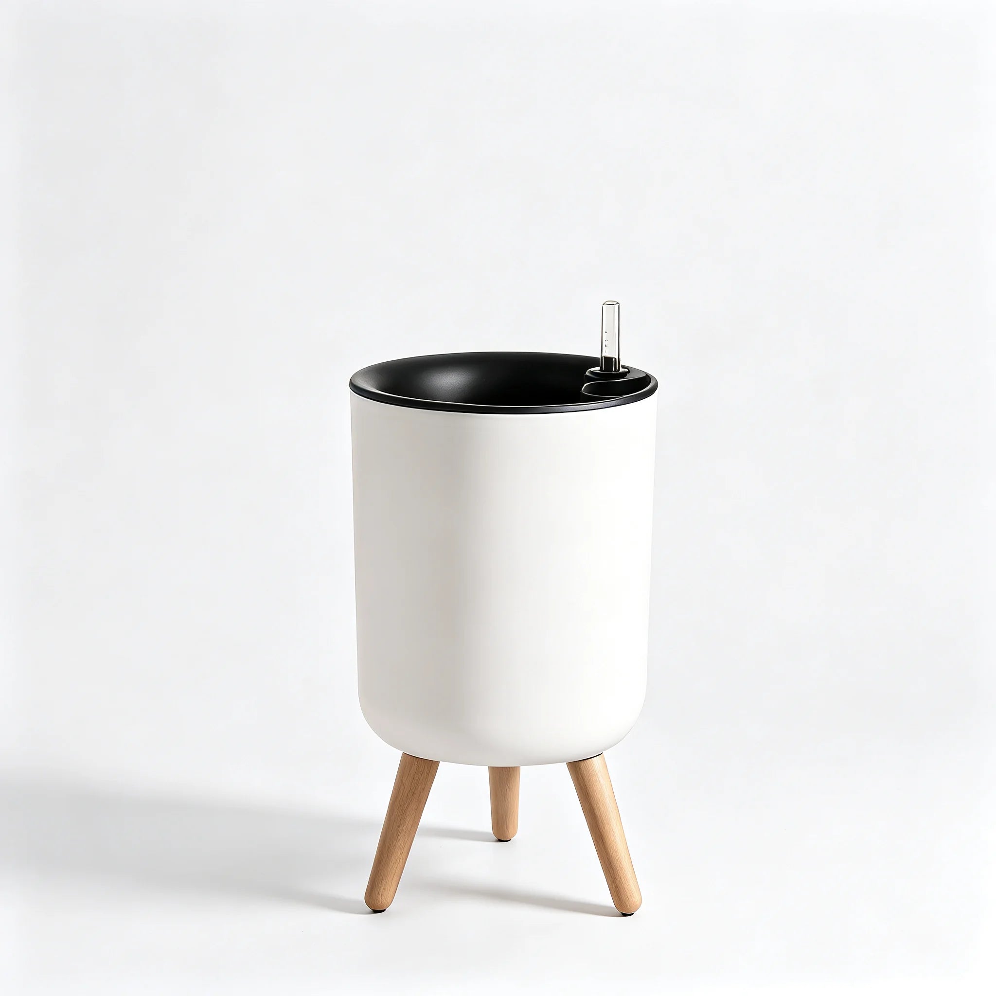 Modern Standing Self-Watering Planter — Decorative Floor Pot with Tripod Support